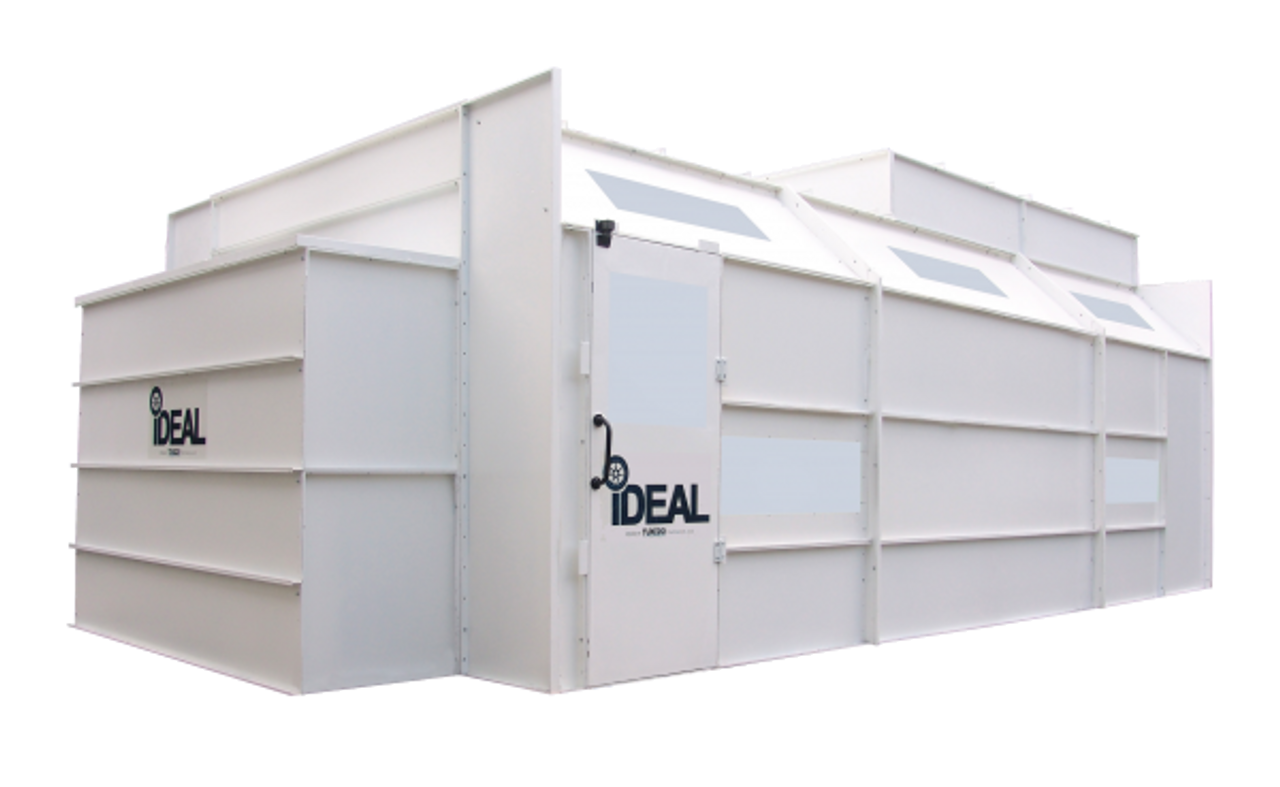 iDEAL - PSB-SEMIDD26B-AK Paint Booth w/ Semi Downdraft Airflow 3PH